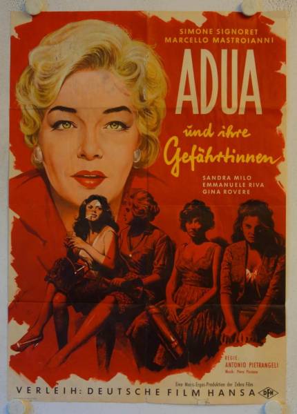 Adua e le Compagne - Adua and her Friends original release german movie poster